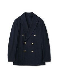 コットン ダブルブレステッド 6Bジャケット DONDI TOMORROWLAND MEN トゥモローランド ジャケット・アウター テーラードジャケット・ブレザー ブラック ネイビー【送料無料】[Rakuten Fashion]