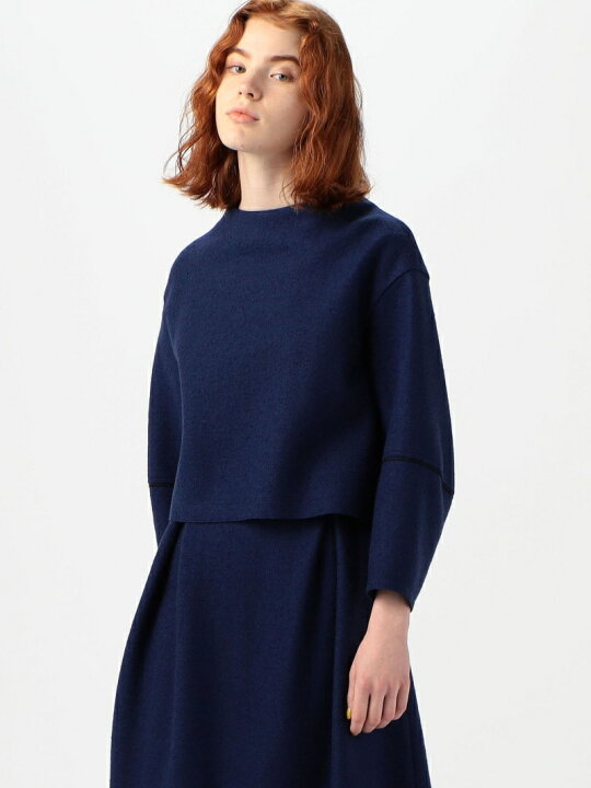 楽天市場】【SALE／30%OFF】リングニット モックネックブラウス 