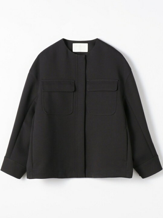 楽天市場】【SALE／40%OFF】トリプルツイルクロス ノーカラーブルゾン 