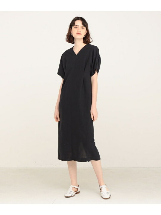 楽天市場】【SALE／70%OFF】リネンコットンムーブ Vネックワンピース  