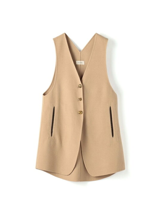 楽天市場】【SALE／40%OFF】ライトダブルフェイスシャギー ジレ DES 