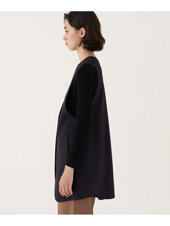 楽天市場】【SALE／40%OFF】ライトダブルフェイスシャギー ジレ DES 