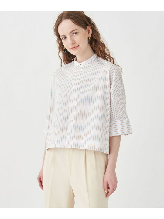 楽天市場】【SALE／30%OFF】コットンブロード クロップドシャツ 