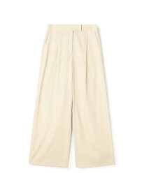 【SALE／30%OFF】コットンギャバジン タックワイドパンツ TOMORROWLAND collection トゥモローランド パンツ その他のパンツ ブラウン ホワイト カーキグリーン ネイビー ブルー【RBA_E】【送料無料】[Rakuten Fashion]