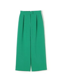 【SALE／40%OFF】リネンレーヨンストレッチ タックストレートパンツ Ballsey トゥモローランド パンツ その他のパンツ グリーン ベージュ グレー【RBA_E】【送料無料】[Rakuten Fashion]