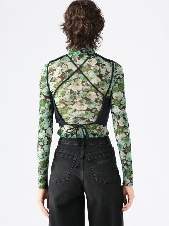 楽天市場】【SALE／30%OFF】GANNI レーヨンストレッチ ストライプ 
