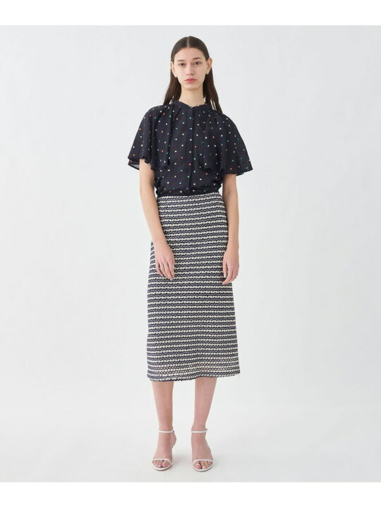 楽天市場】【SALE／30%OFF】キャンディドットエンブロイダリー ケープ 