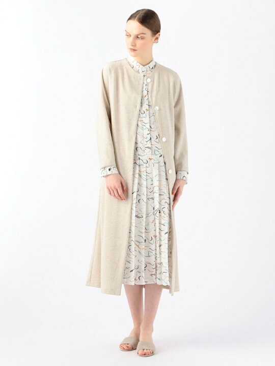 楽天市場】【SALE／40%OFF】ラメジャージー ノーカラーコート Ballsey 