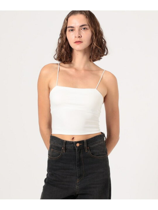 楽天市場】【SALE／40%OFF】レーヨンナイロン クロップド ブラトップ 