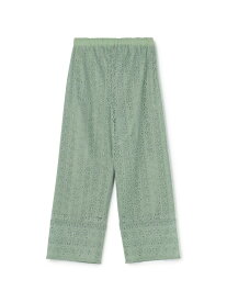 【SALE／50%OFF】ケミカルレース イージーストレートパンツ SOULEIADO トゥモローランド パンツ その他のパンツ ブラック ホワイト【RBA_E】【送料無料】[Rakuten Fashion]