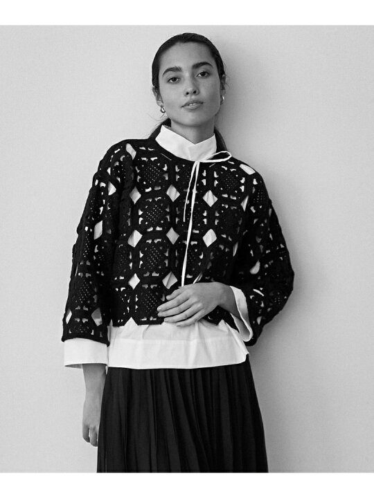 新品トゥモローランドスクエアモチーフエンブロイダリープルオーバー  