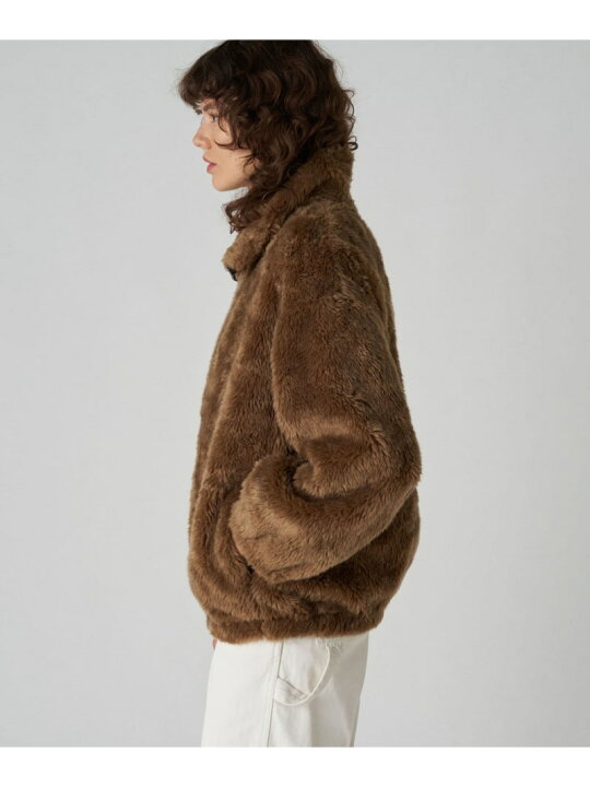 楽天市場】【SALE／40%OFF】テディーエコファー ジップアップブルゾン  