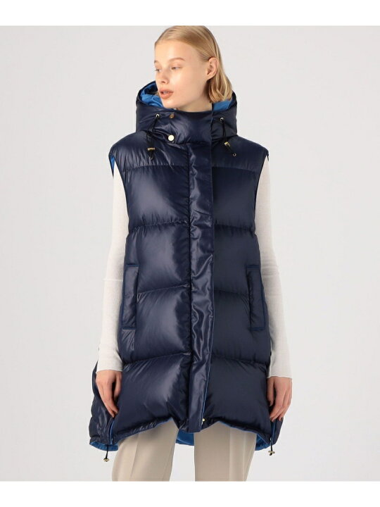 楽天市場】【SALE／40%OFF】リナイロン フーデッドダウンジレ 