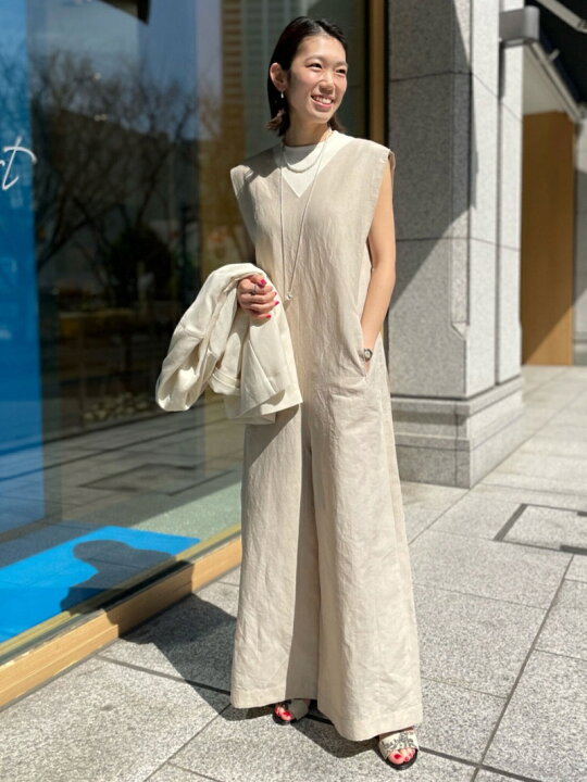 楽天市場】【SALE／40%OFF】リネンコットンムーブ Vネック 