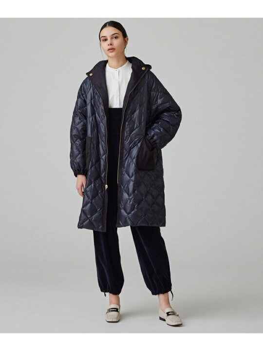 楽天市場】【SALE／40%OFF】リナイロン フーデッドダウンコート 