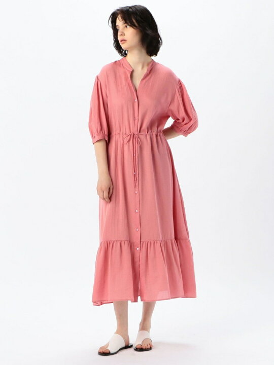 楽天市場】【SALE／40%OFF】コットンドビーサテン シャツワンピース 
