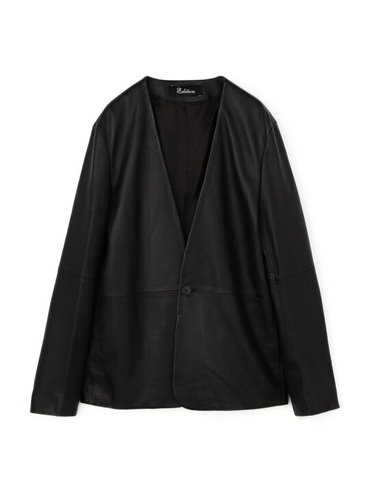 楽天市場】【SALE／40%OFF】ラムレザーノーカラージャケット EDITION 