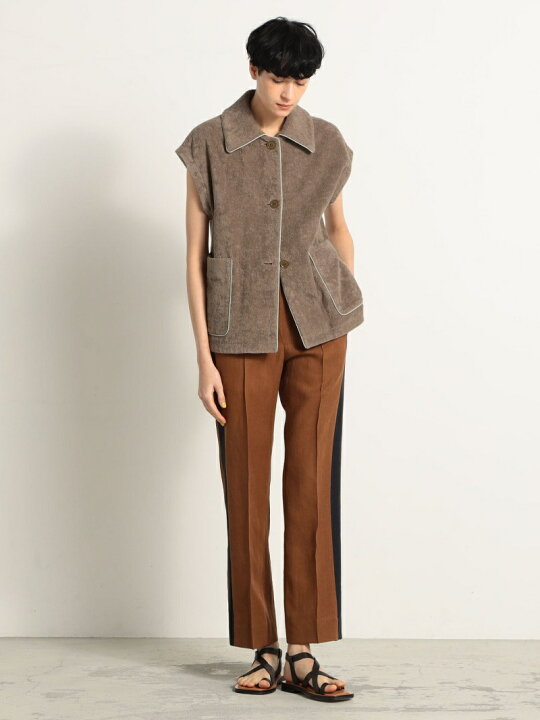 楽天市場】【SALE／50%OFF】リネン サイドストライプパンツ BACCA  