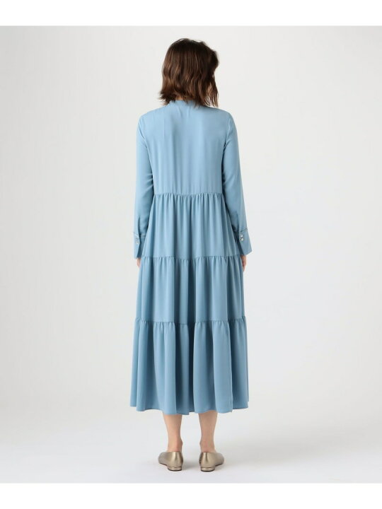 楽天市場】【SALE／40%OFF】パウダリーサテン ティアードロング 