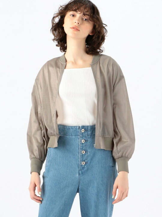 楽天市場】【SALE／40%OFF】グロッシージャージー ジップアップ 
