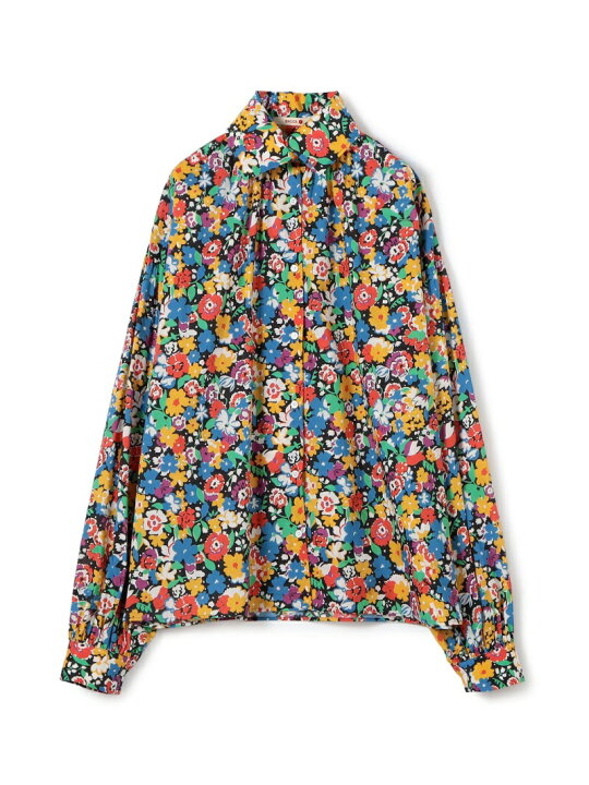 楽天市場】【SALE／40%OFF】リバティプリント ギャザーブラウス BACCA 