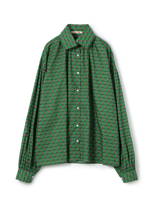 楽天市場】【SALE／40%OFF】リバティプリント ギャザーブラウス BACCA 