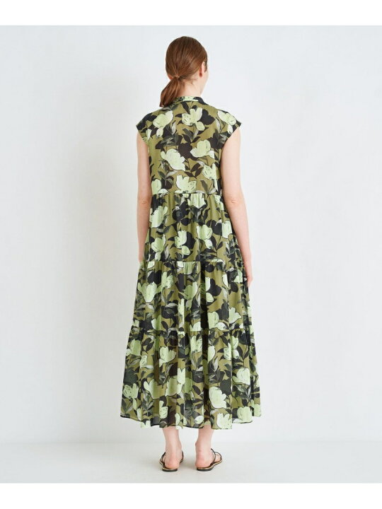 楽天市場】【SALE／40%OFF】マグノリアプリント ティアードワンピース  