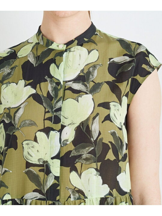 楽天市場】【SALE／40%OFF】マグノリアプリント ティアードワンピース  