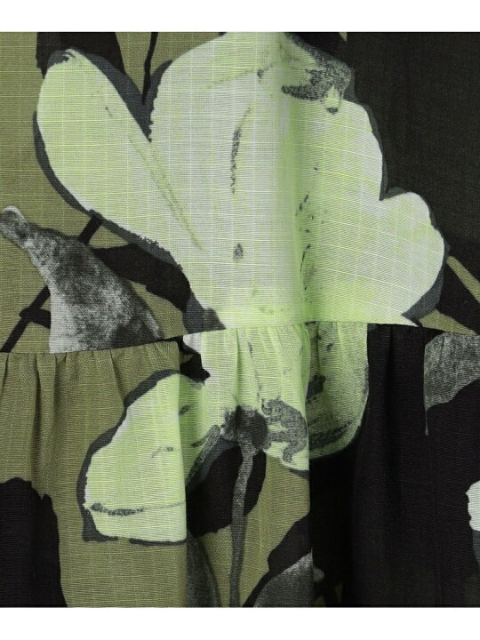 楽天市場】【SALE／40%OFF】マグノリアプリント ティアードワンピース  