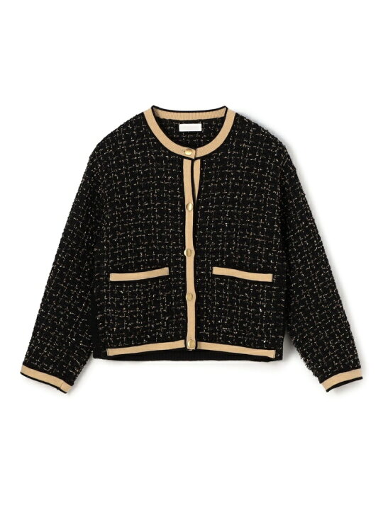 楽天市場】【SALE／40%OFF】ニットコンビツイード クルーネック  