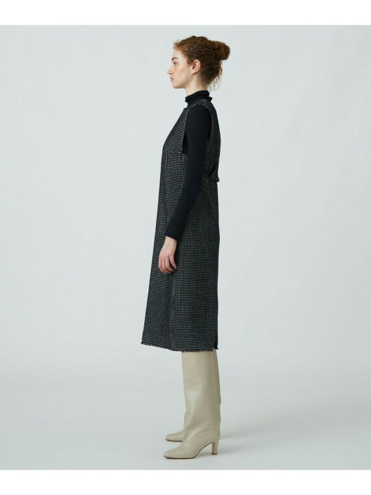 楽天市場】【SALE／40%OFF】ワッフルツイード キーネックワンピース 