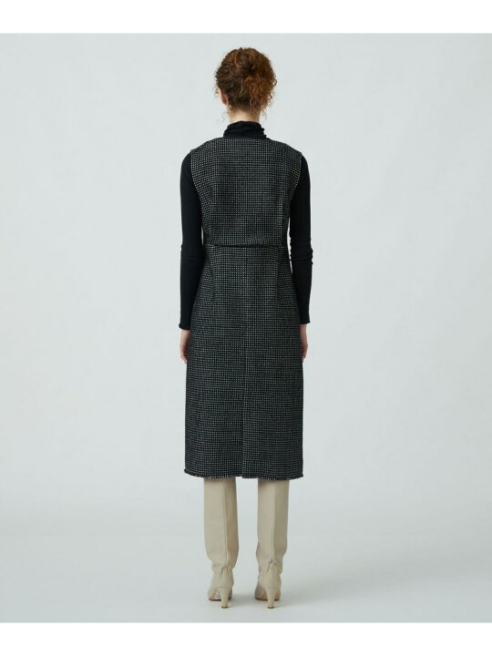 楽天市場】【SALE／40%OFF】ワッフルツイード キーネックワンピース 