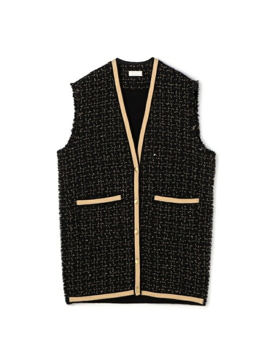 楽天市場】【SALE／40%OFF】ニットコンビツイード Vネックジレ Ballsey 