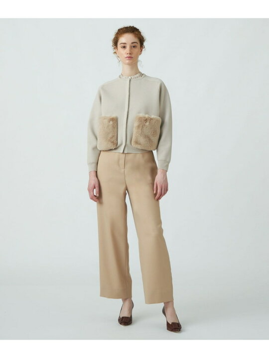 楽天市場】【SALE／40%OFF】ウールポリエステルミラノリブ ファー  