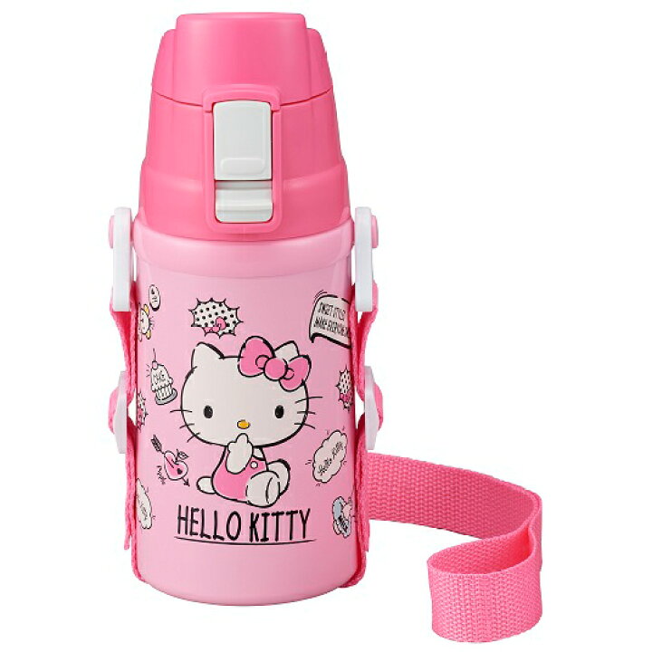 楽天市場 ハローキティ 水筒 直飲み ステンレス ボトル 480ml 保冷 子供 女の子 キティ Osk Sbk 480d Tomorrow Life 楽天市場店