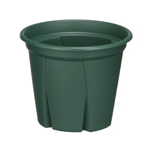 アップルウェアー 根っこつよし 6号 深型 グリーン 直径約18cm 容量約2L スリット加工 日本製 鉢 プランター 植木鉢 プラスチック