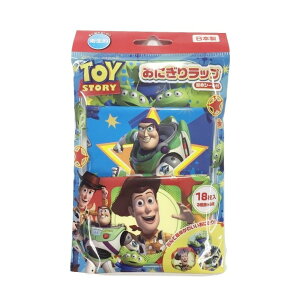 ヤクセル ディズニ― おにぎりラップ 18枚入 留めシール付 S2 トイ・ストーリー 81163 使い捨て 日本製