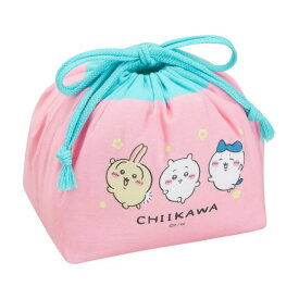 ちいかわ お弁当袋 巾着袋 ランチ巾着 綿100% 日本製 ピンク 子供 かわいい 女の子 子ども OSK KB-1 No.5
