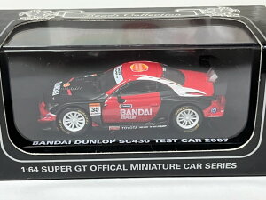  1/64 06571A BANDAI DUNLOP SC430 TestCar 2007
