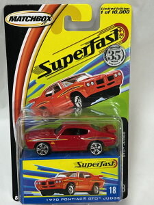 MATCHBOX Superfast@18@PONTIAC GTO@JUDGE@1970