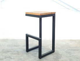 家具 椅子 カウンターチェア スツール バーチェア 木製 おしゃれ カフェ風 北欧 西海岸 木製 杉 アイアン 19880