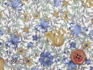 細コール天 プルフルール フラワー・花柄 コーデュロイ生地 HOKKOH (チュニック ワンピース スカート ワイドパンツ サロペット バッグ ポーチ エプロン カバーリング インテリア 秋冬 あ