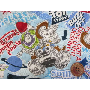 2018年 ディズニー トイ・ストーリー柄 オックス生地 キルト【長さ1mまでメール便発送可能】 (入園入学 レッスンバッグ シューズ入れ 座布団カバー ポーチ インテリア カバーリング 手作り