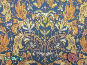 YUWA アイリスヌーヴォー フラワー・花柄 シャーティング生地 (エルメス風 スカーフ ワンピース チュニック シャツ スカート ヘアバンド シュシュ バック ポーチ エプロン クロス カバー