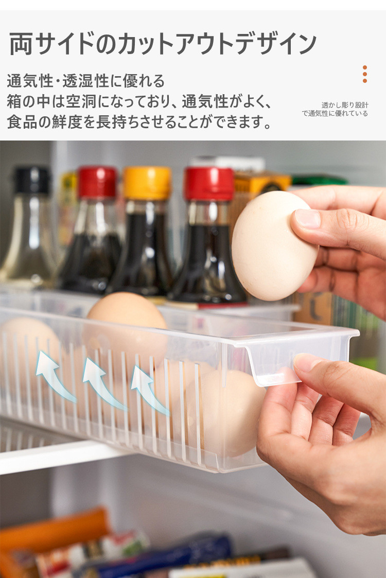 楽天市場】【二個セット】冷蔵庫オーガナイザーセットキッチン