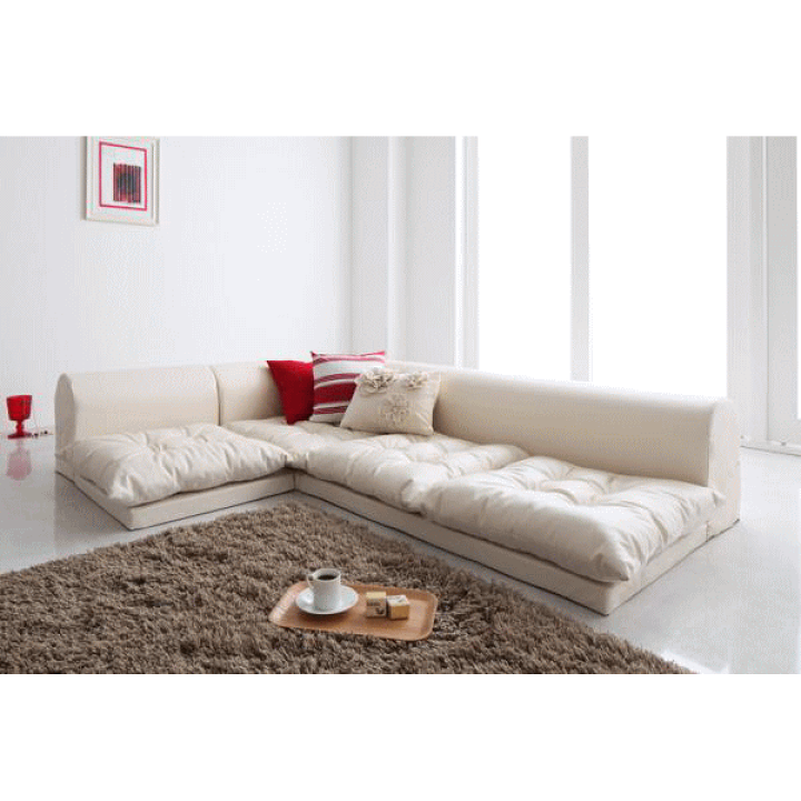 楽天市場】【送料無料】フロアコーナーソファ【space】スペース