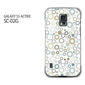 ゆうパケ送料無料【docomo GALAXY S5 ACTIVE SC-02Gケース】[sc02g ケース][ケース/カバー/CASE/ケ−ス][アクセサリー/スマホケース/スマートフォン用カバー][シンプル・ドット(白)/sc02g-pc-new1045]