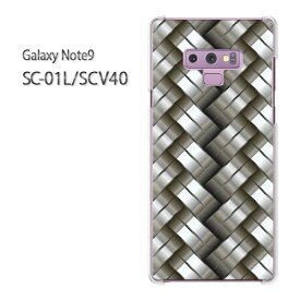 ゆうパケ送料無料 Galaxy Note9 SC-01L SCV40sc01l scv40 ギャラクシー ノート9 ドコモ auクリア 透明 スマホケース カバー ハード ポリカーボネート[シンプル・メタル(シルバー)/sc01l-pc-new1843]