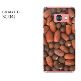 ゆうパケ送料無料 docomo Galaxy FeelSC-04J ギャラクシー フィール GALAXY FEEL サムスン GALAXY Feelアクセサリー スマホケース カバー ハード ポリカーボネート[秋・シンプル・どんぐり(ブラウン)/sc04j-pc-new0374]