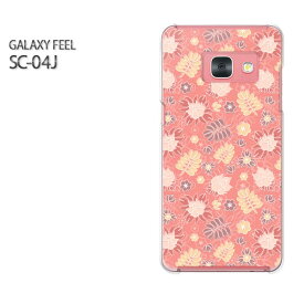 ゆうパケ送料無料 docomo Galaxy FeelSC-04J ギャラクシー フィール GALAXY FEEL サムスン GALAXY Feelアクセサリー スマホケース カバー ハード ポリカーボネート[花・レトロ(ピンク)/sc04j-pc-new1662]